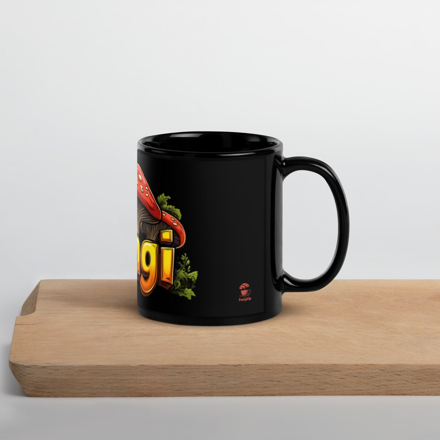 Black Fungi Mug