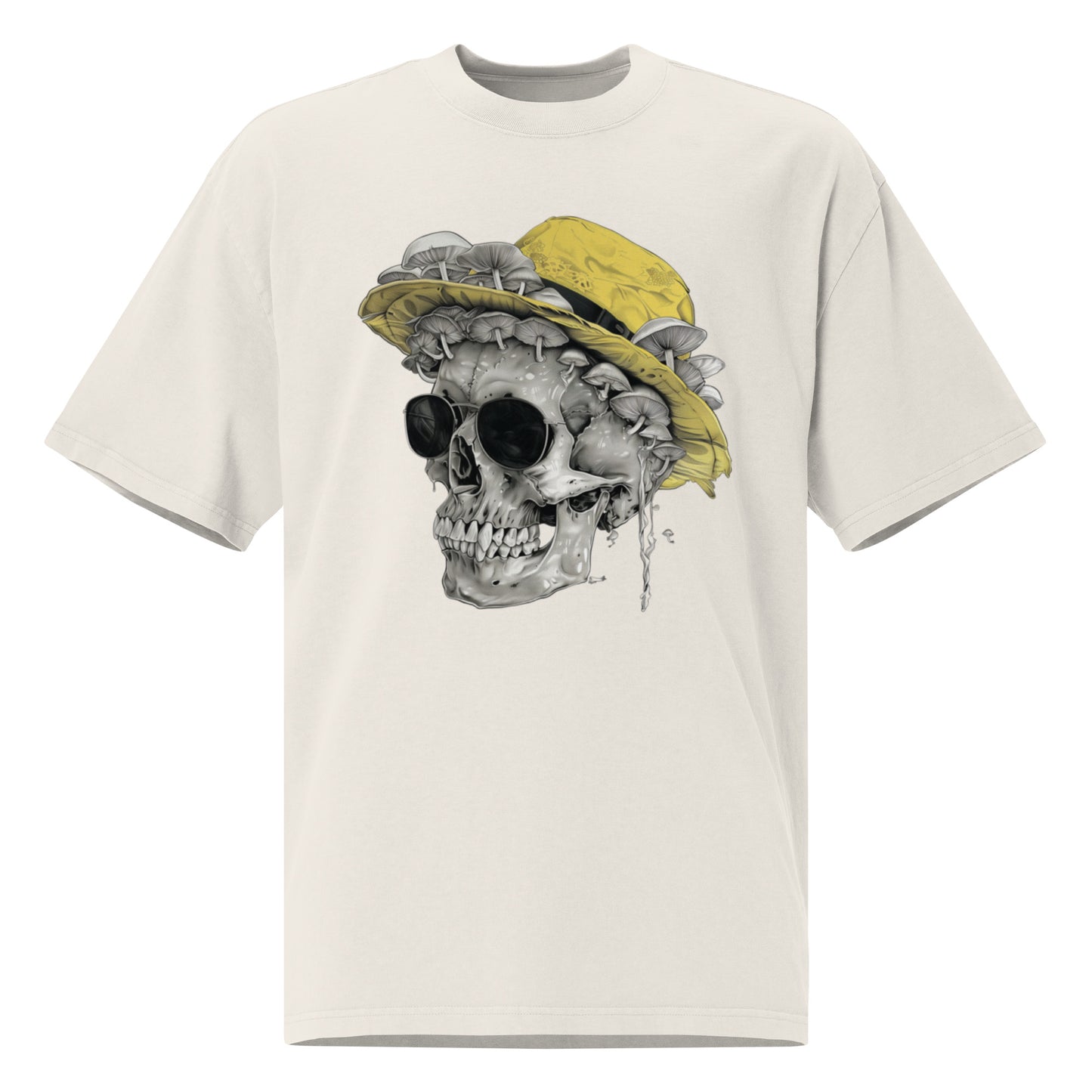 Oversized "Fungi Skull Vibes"