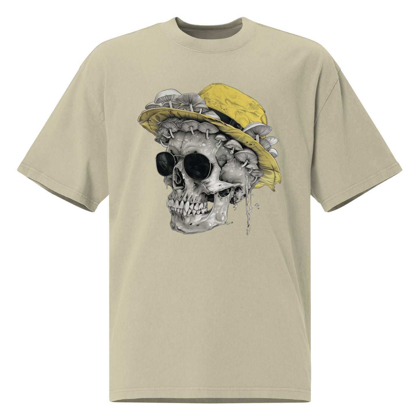 Oversized "Fungi Skull Vibes"