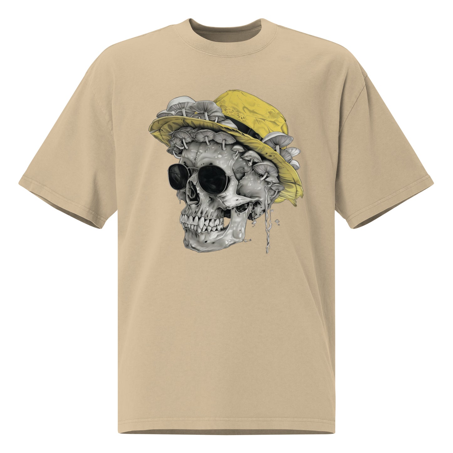 Oversized "Fungi Skull Vibes"