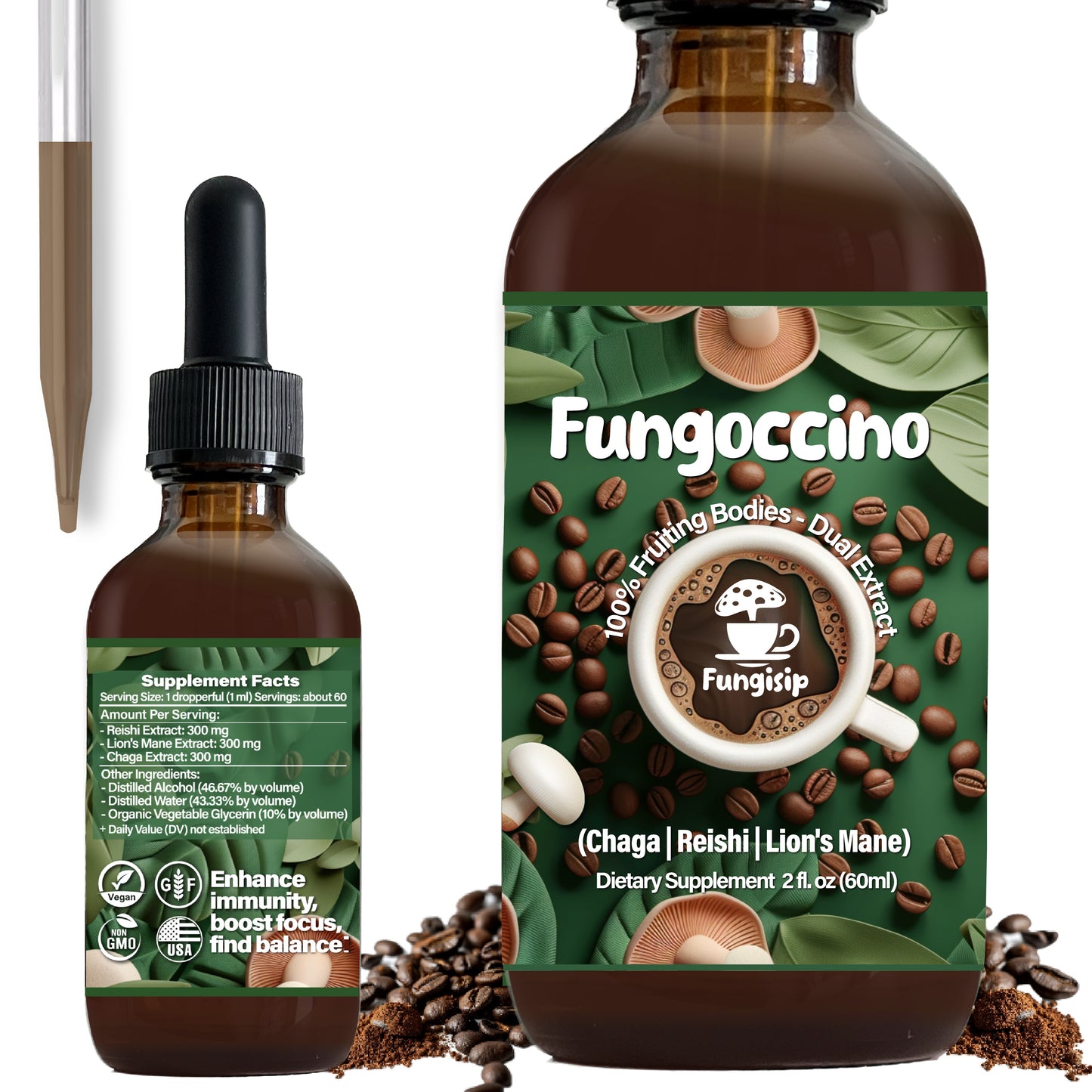 Fungoccino – Organic Mushroom Coffee Booster