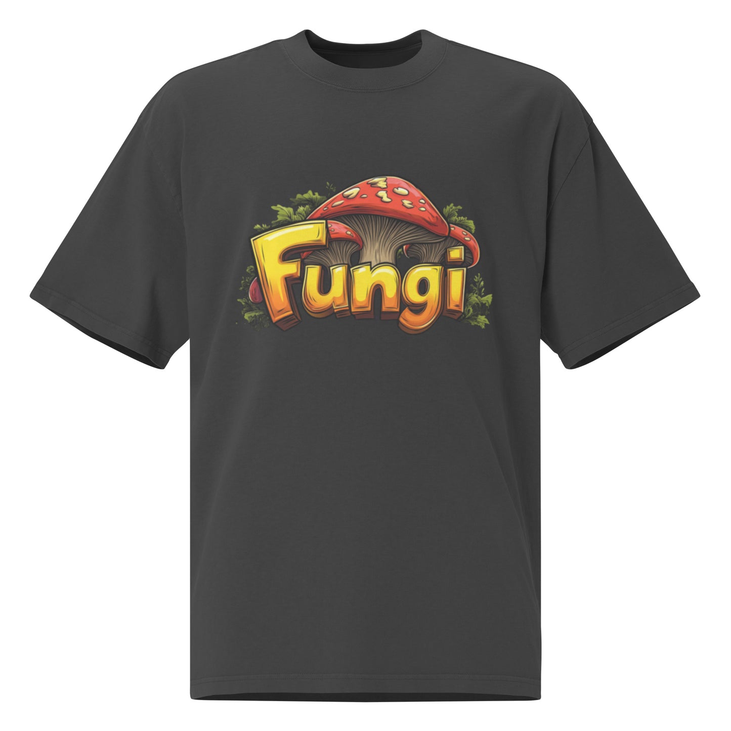 Oversized faded "Fungi" t-shirt
