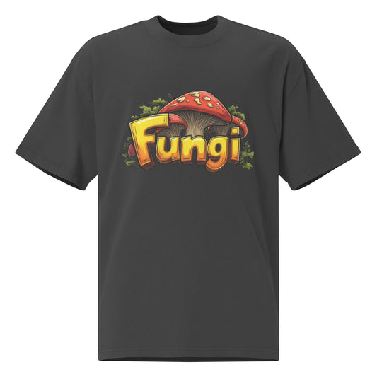 Oversized faded "Fungi" t-shirt